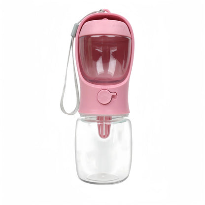 Tragbare Honden Trinkflasche mit Lebensmittelbehälter – 350 ml
