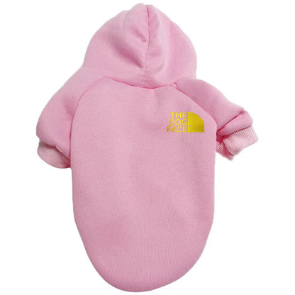Wärmender Hundehoodie zum Öffnen