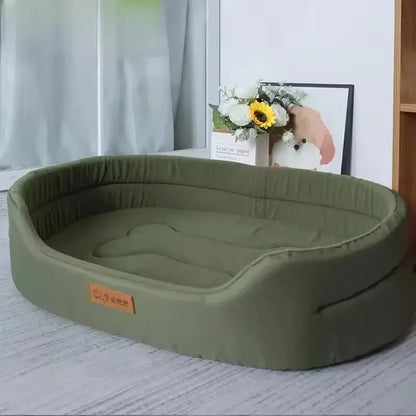 KuschelTraum Premium Haustierbett für Hunde & Katzen mit Wärmekomfort