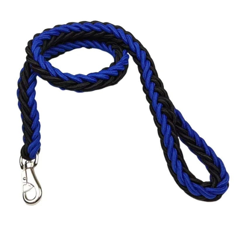 Robuste Nylon-Hundeleine 115 cm – geflochten für große Hunde