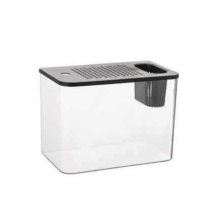 AquaView PET+ABS Aquarium mit Deckel