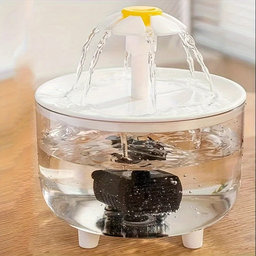 USB-Katzenbrunnen 1L – Leiser Trinkbrunnen mit Filter für Haustiere