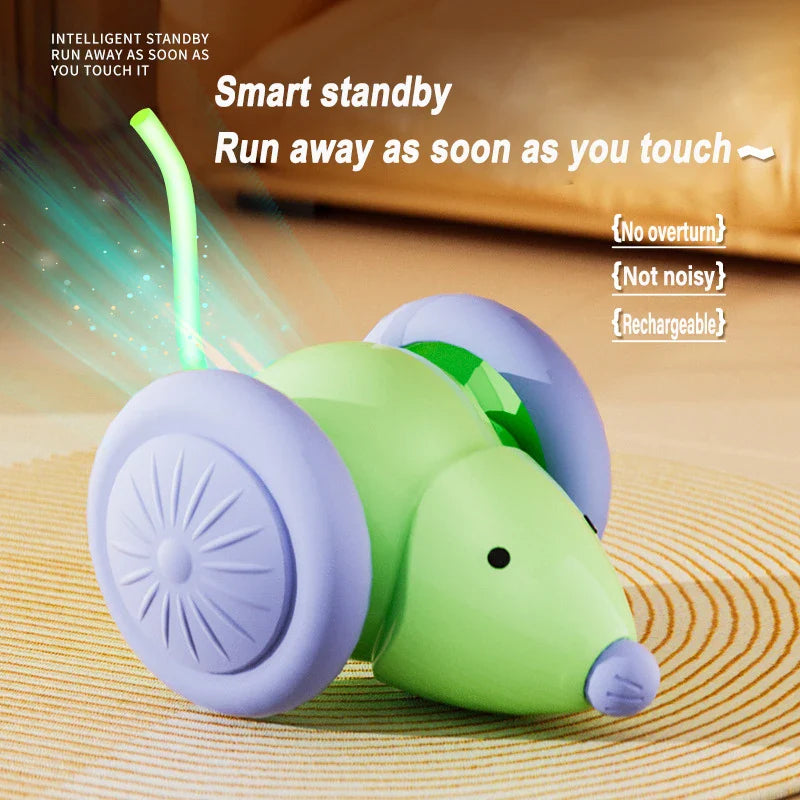 Interaktive elektrische Katzenmaus – USB-aufladbar, BPA-frei