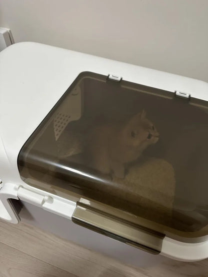 FazziKat Deluxe Katzentoilet mit Korridor-Design