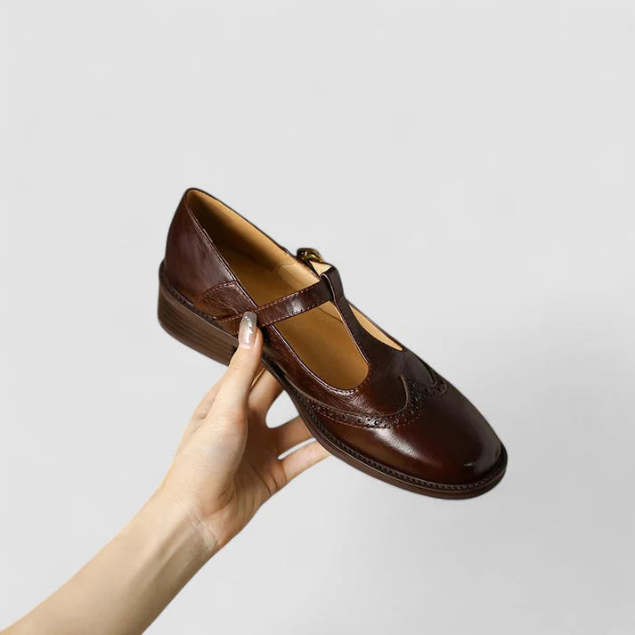 Clairmont Damen Orthopädische Mary Jane Schuhe | Gepolsterte Komfortschuhe mit Verstellbarem Riemen