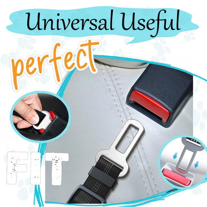 Verstellbarer Hundesicherheitsgurt aus Nylon fürs Auto – 40–66 cm – Gestreiftes Design