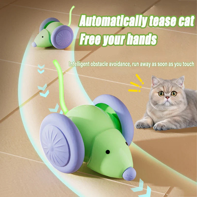 Interaktive elektrische Katzenmaus – USB-aufladbar, BPA-frei
