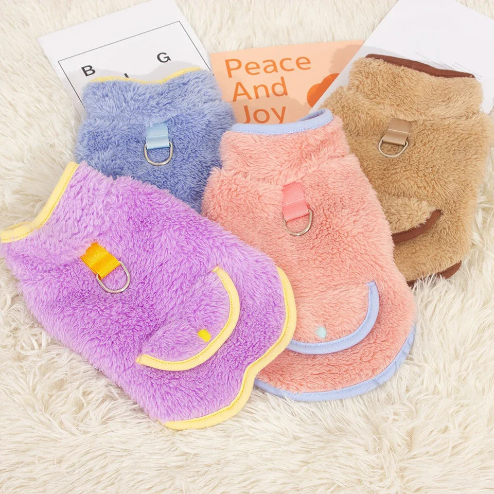 SnuggleTeddy High-Neck Fleece Hundepullover