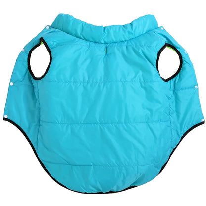 ThermoPaws DuoShield – Wendbare Winterjacke mit Leinenöffnung für Hunde & Katzen