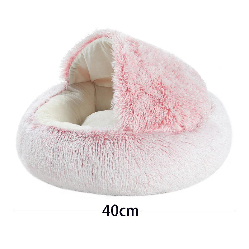 Plüschkatzenmann Ø40 cm – Weiches, warmes Bett für Kat von Kleine Hunde