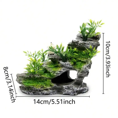 Set dekorativer Steine für Aquarien