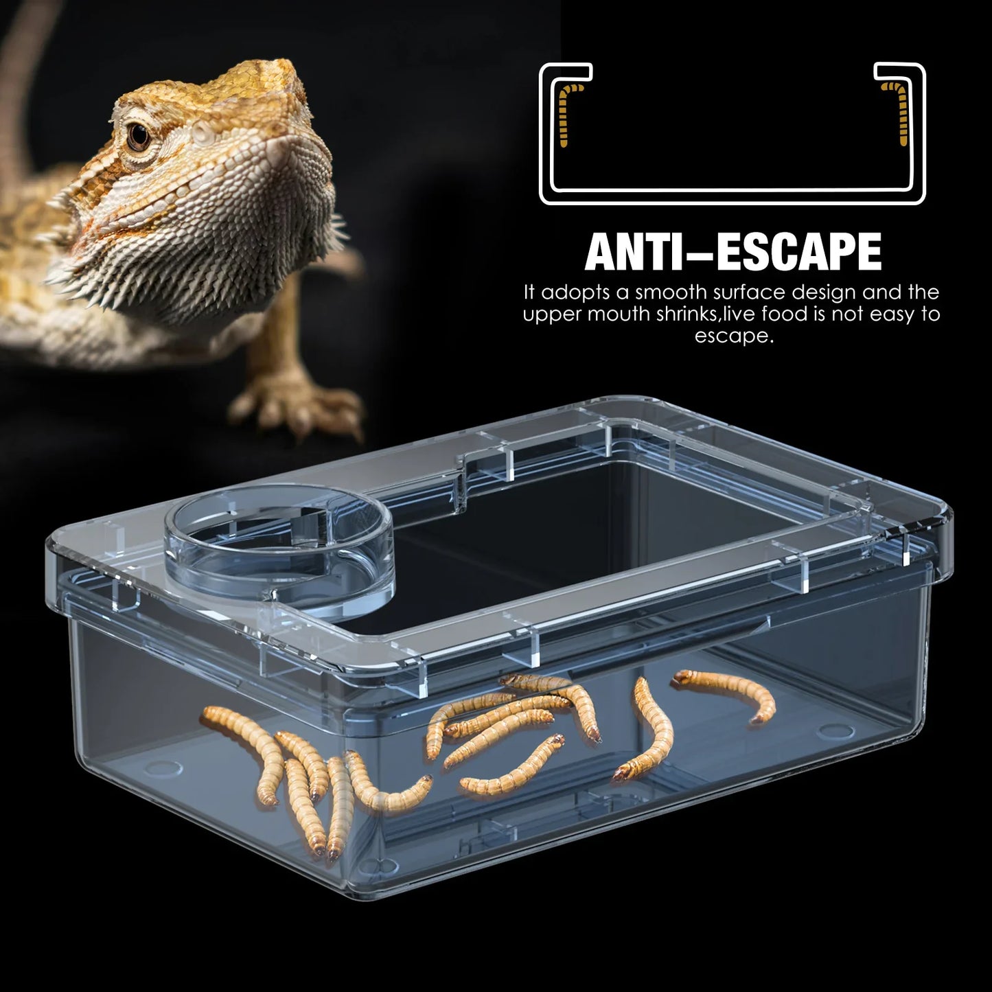 EscapeGuard Reptilien Futter- & Wasserschale