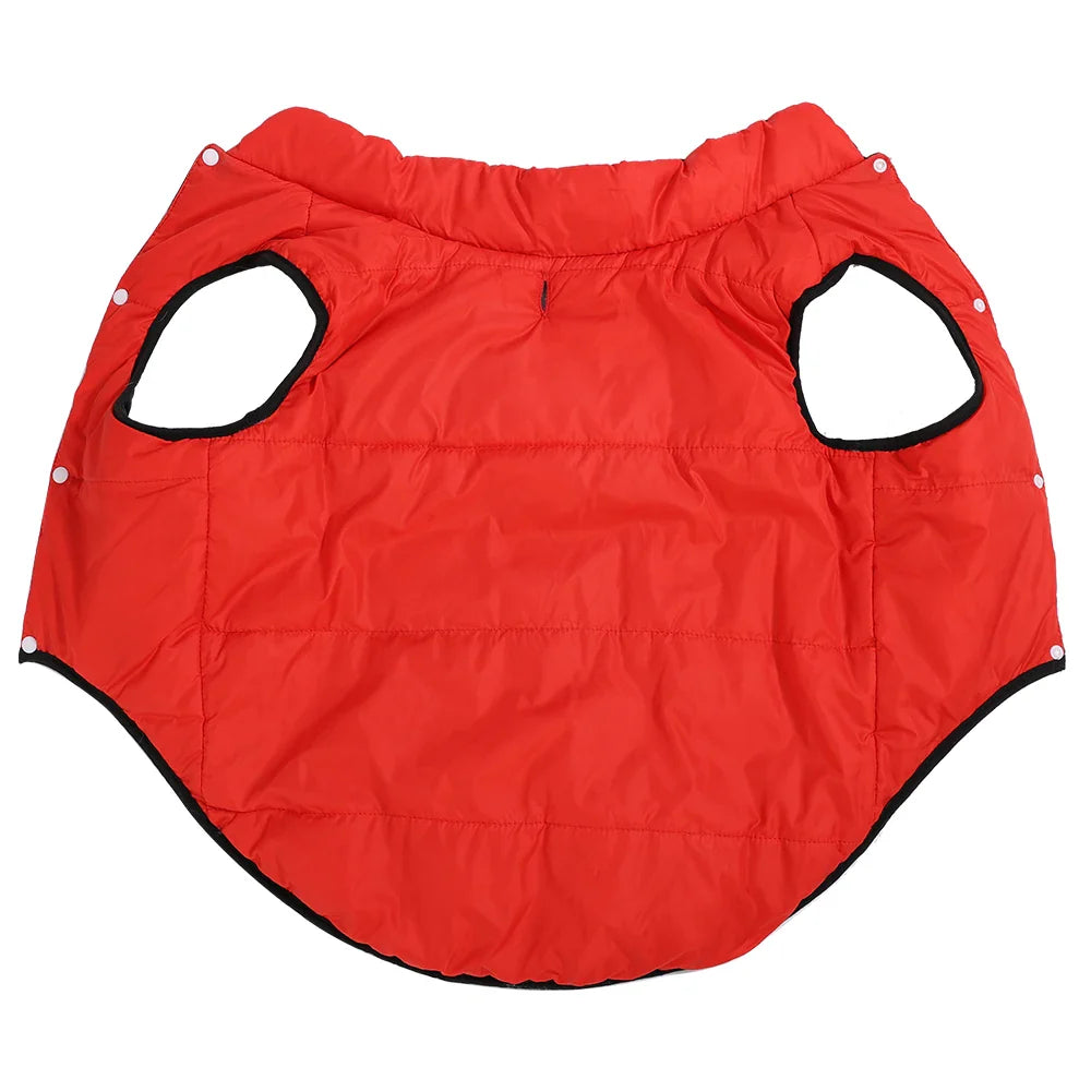 ThermoPaws DuoShield – Wendbare Winterjacke mit Leinenöffnung für Hunde & Katzen