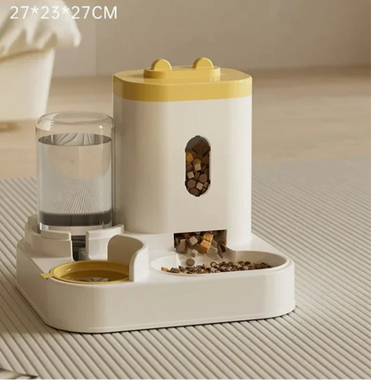 Automatischer Futter- und Wassernapf für Hunde/Katzen – Edelstahl & BPA-freier Kunststoff