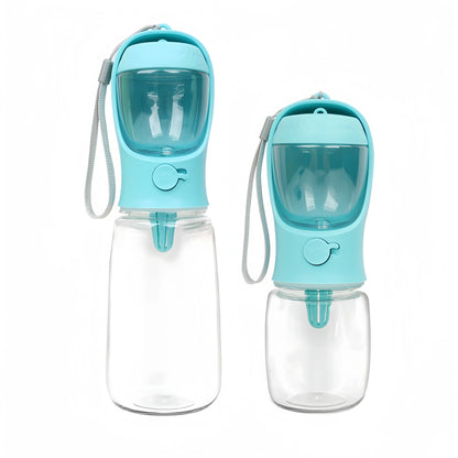DUOPET 2-in-1 Tragbare Trinkflasche & Lebensmittelbehälter