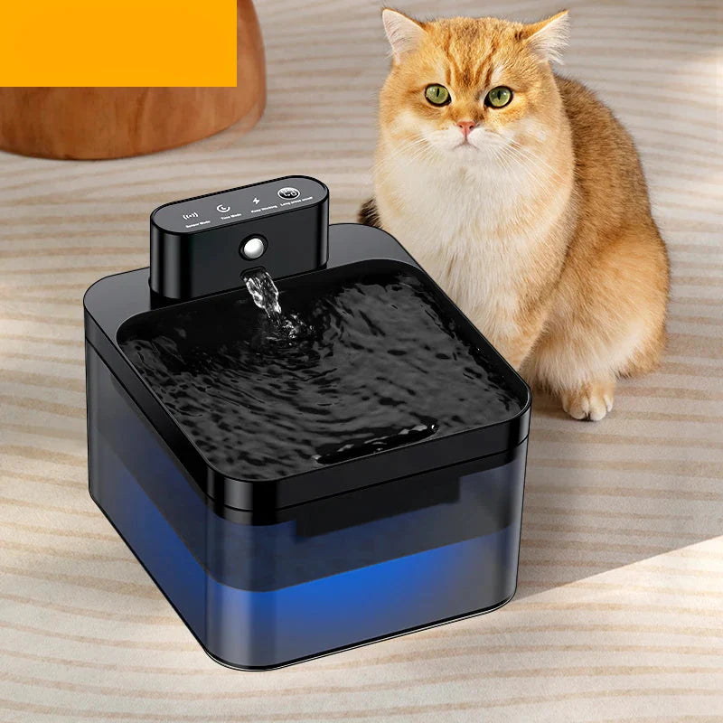 Kabelloser Katzenbrunnen 2,2 l – Leise & Wiederaufladbar mit Sensor