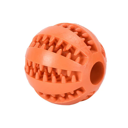 Interaktiver Hundeball aus Gummi – Zahnreinigung, befüllbar, Ø 5/7 cm