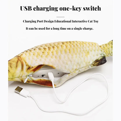 Elektrisches Wels-Spielzeug – USB-aufladbar, Plüsch