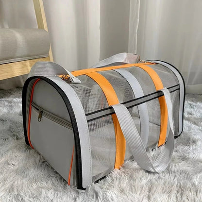 Haustiertransportbox aus atmungsaktivem Nylon – tragbar für Katzen und kleine Hunde