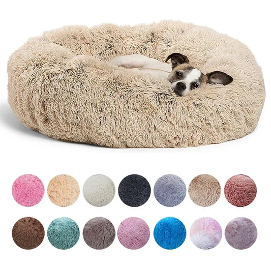 SnugNest Luxus-Rundbett für Haustiere