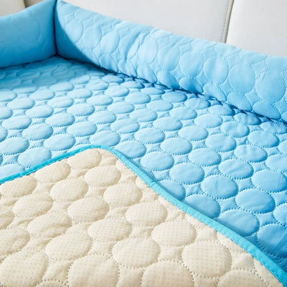 COOLREST – Kühlende Hundematte für den Sommer | Atmungsaktive, waschbare und rutschfeste Liege für Hunde und Katzen