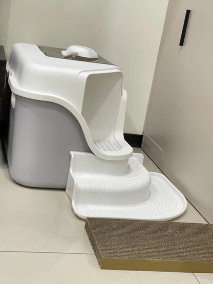 FazziKat Deluxe Katzentoilet mit Korridor-Design