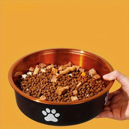 Futternapf aus Edelstahl für Hunde und Katzen – rutschfest, rostfrei