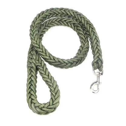 Robuste Nylon-Hundeleine 115 cm – geflochten für große Hunde