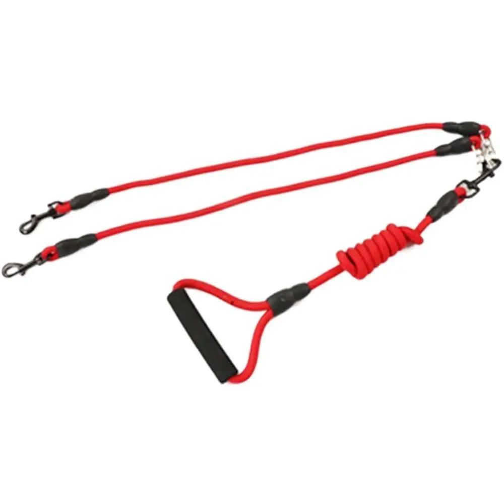 DuoWalk Nylon Doppel-Hundeleine