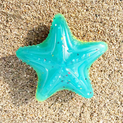 FrostyGlow Hundespielzeug – Leuchtendes, im Dunkeln schmelzbares und schwimmendes Gummispielzeug für sommerlichen Spielspaß
