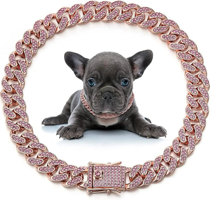 GlamPaw Diamant-Kubanische Gliederkette