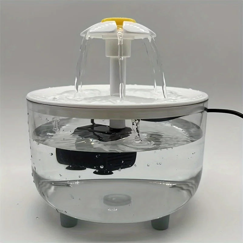 USB-Katzenbrunnen 1L – Leiser Trinkbrunnen mit Filter für Haustiere