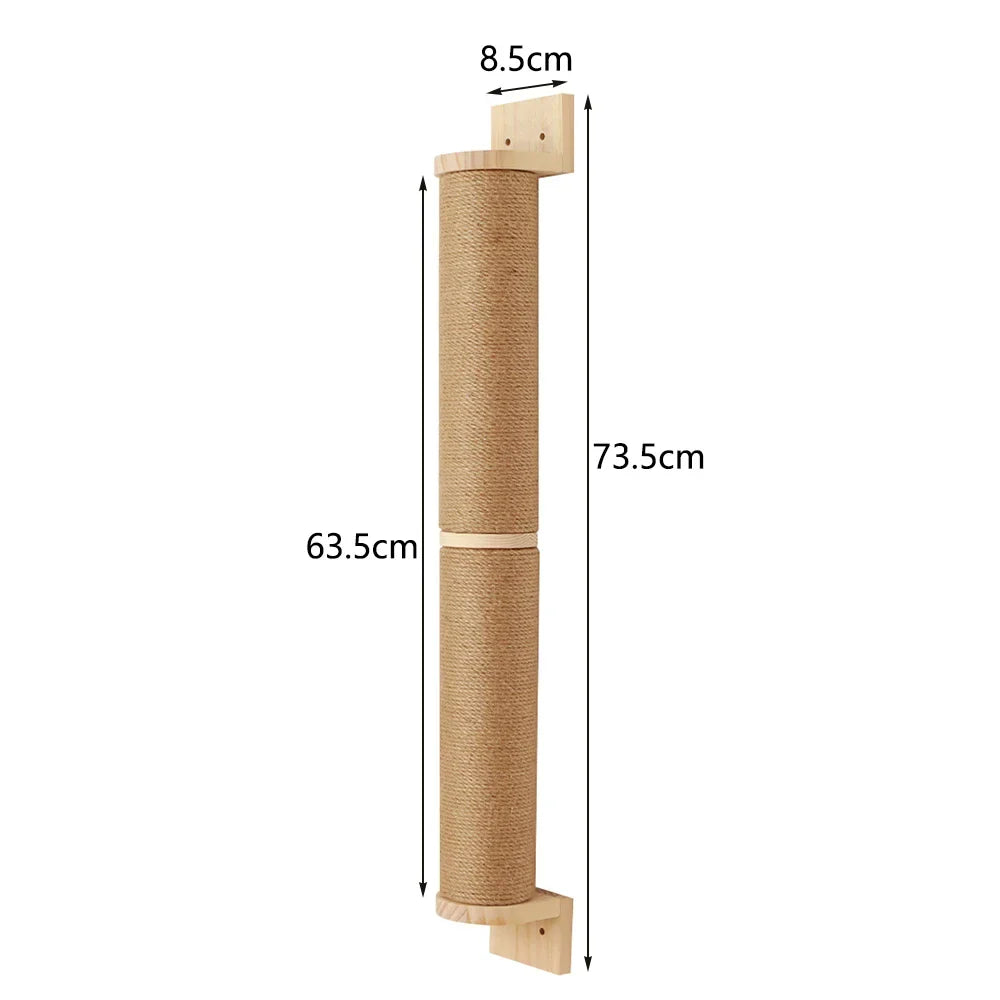 SkyNest Wandmontierter Katzenkletterturm