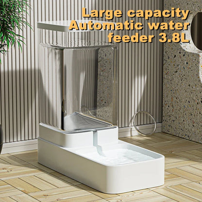 Automatischer Futter- und Wasserspender für Katzen – BPA-freier Kunststoff, 3,8 l
