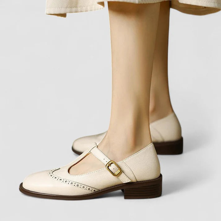 Clairmont Damen Orthopädische Mary Jane Schuhe | Gepolsterte Komfortschuhe mit Verstellbarem Riemen