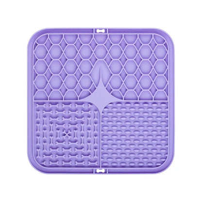 Silikon-Leckmatte für Hunde– Slow Feeder & Badafleiding, 25×15 cm