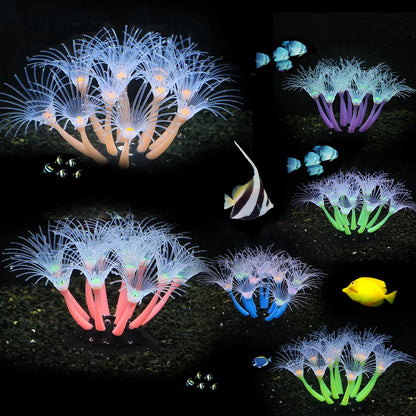 Fluoreszierende künstliche Korallendekoration