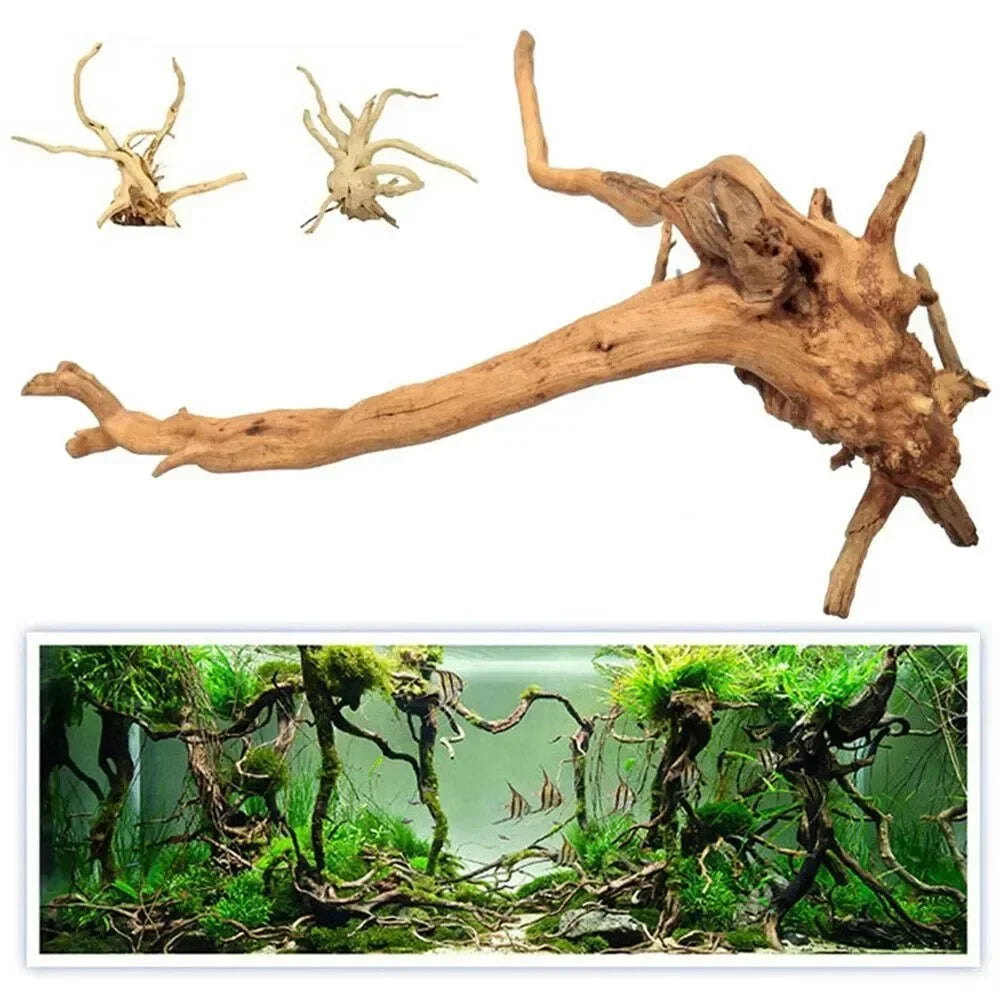 Aquarium-Ornament aus Holz