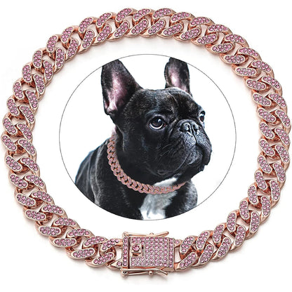 GlamPaw Diamant-Kubanische Gliederkette
