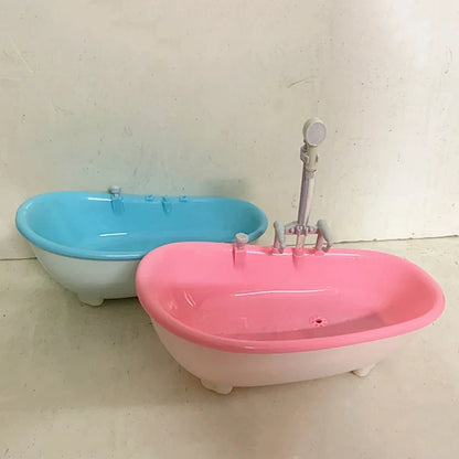 Vogeltränke aus Kunststoff für Wellensittiche – 22 × 11,5 × 8,5 cm, blau/rosa