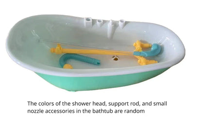 Automatische Papageiendusche – Badespielzeug aus Kunststoff, rosa oder grün
