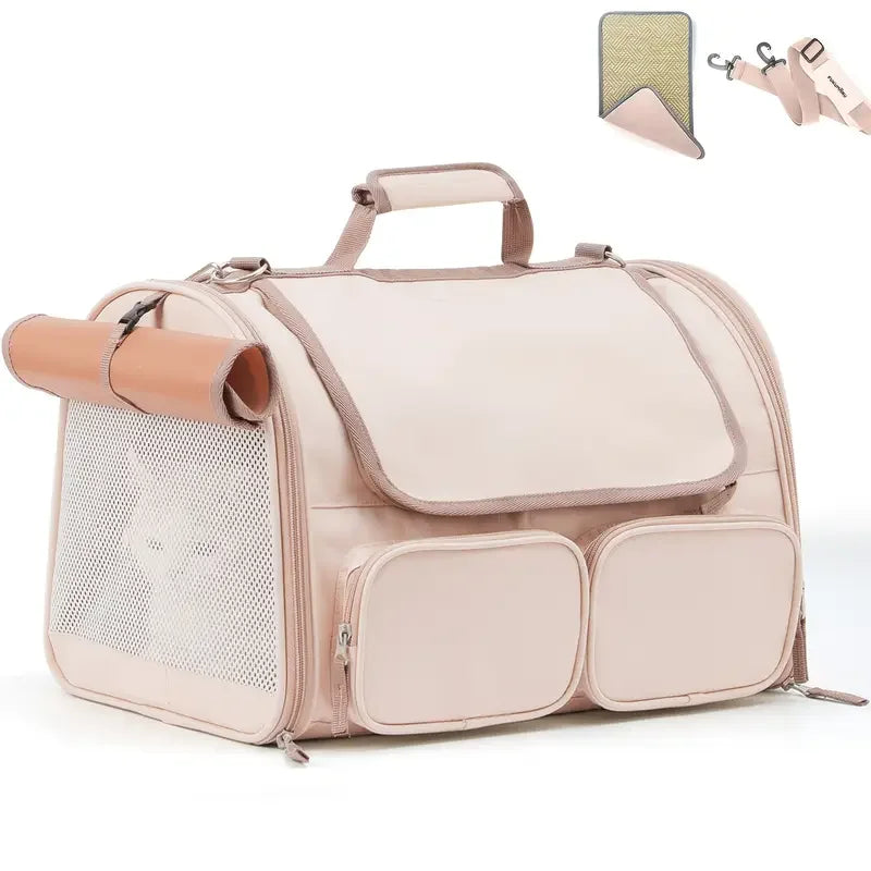 Flugzeugzugelassene Haustiertransportbox – Nylon, faltbar