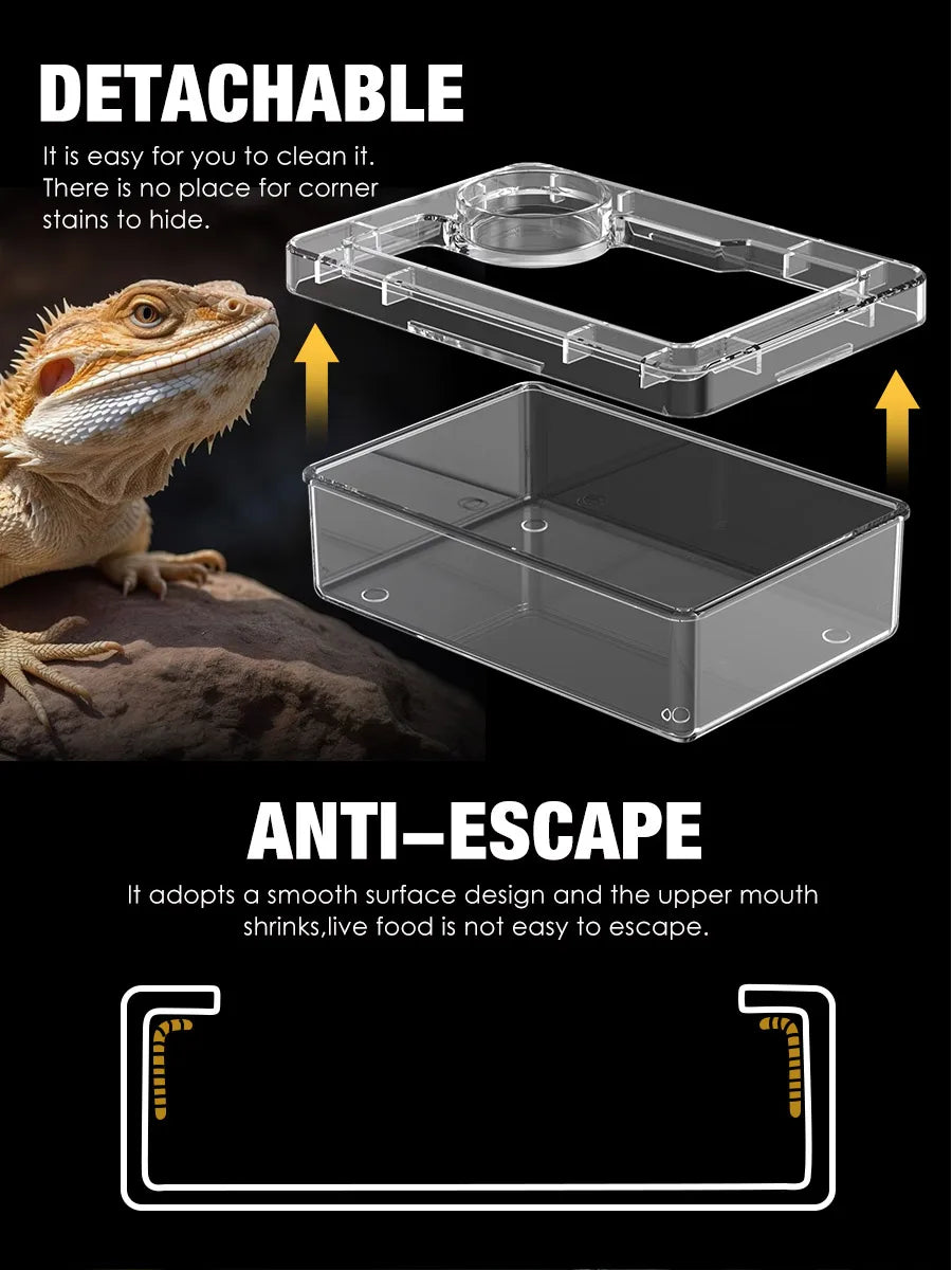 EscapeGuard Reptilien Futter- & Wasserschale