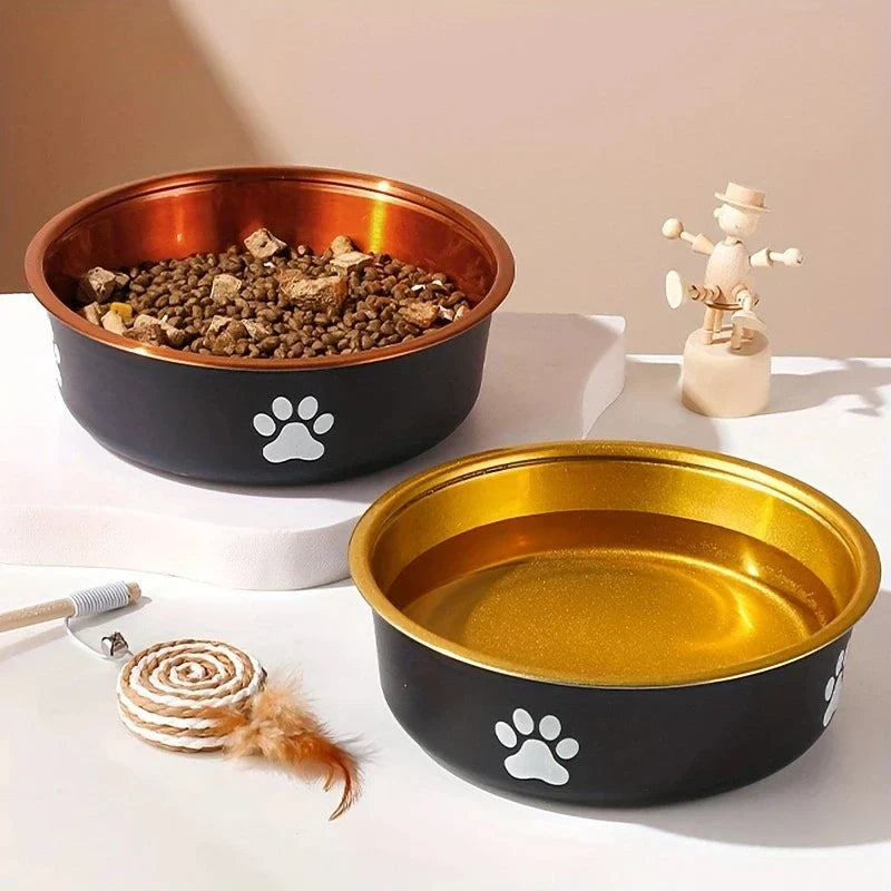 Futternapf aus Edelstahl für Hunde und Katzen – rutschfest, rostfrei