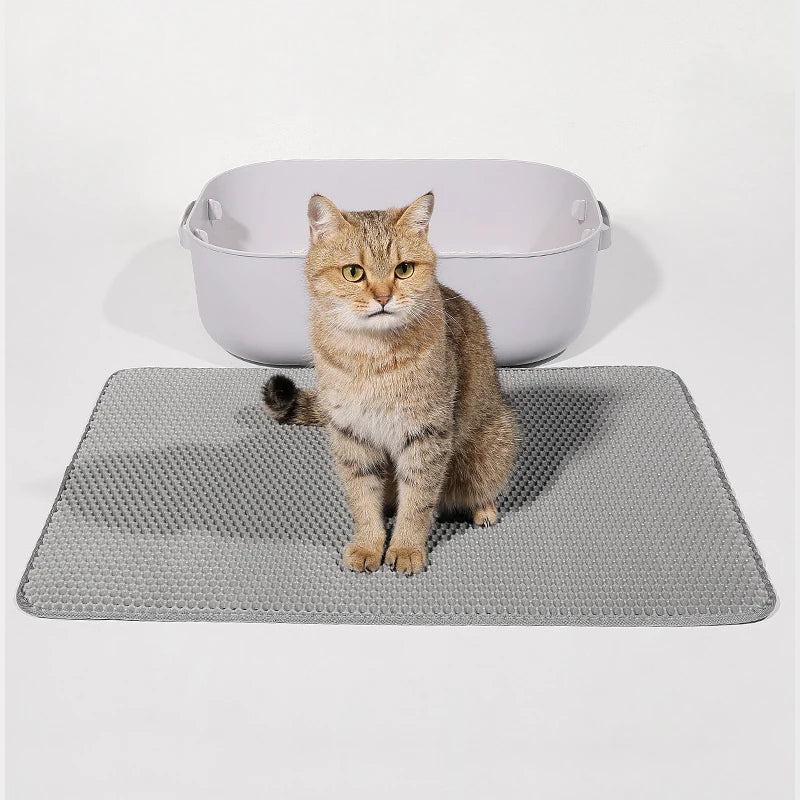 PawsGuard Doppel-Schicht Wasserdichte Katzenstreumatte