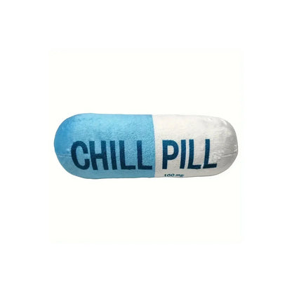 Interaktives Plüsch-Pillenspielzeug – Quietschgeräusch, Zahnpflege, 15 cm
