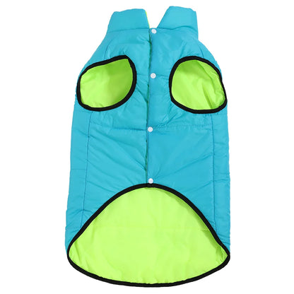 ThermoPaws DuoShield – Wendbare Winterjacke mit Leinenöffnung für Hunde & Katzen