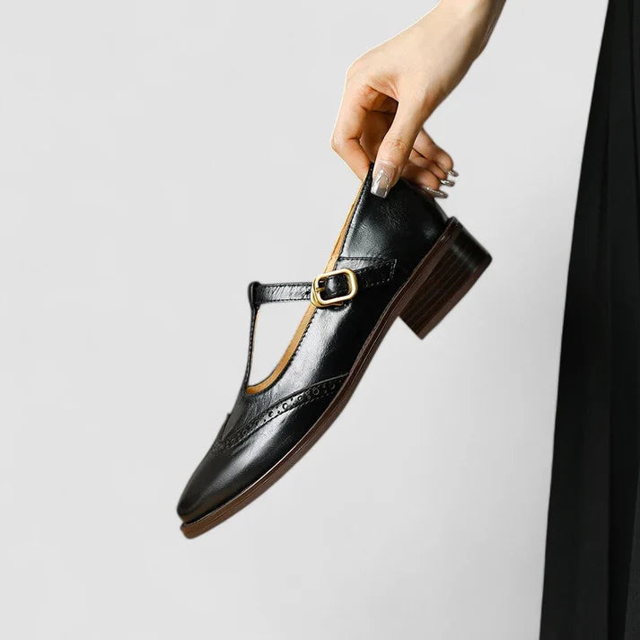 Clairmont Damen Orthopädische Mary Jane Schuhe | Gepolsterte Komfortschuhe mit Verstellbarem Riemen
