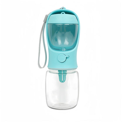 Tragbare Honden Trinkflasche mit Lebensmittelbehälter – 350 ml