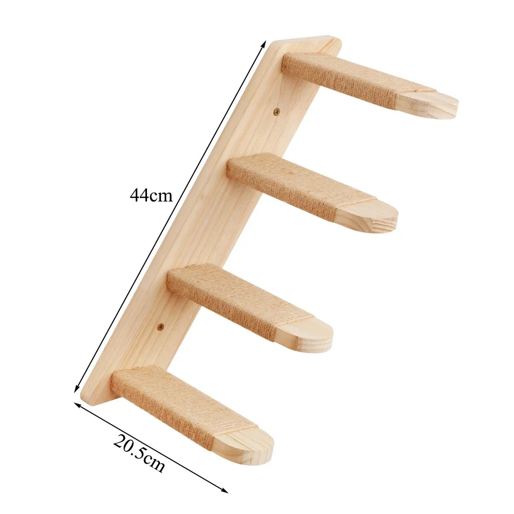 SkyNest Wandmontierter Katzenkletterturm